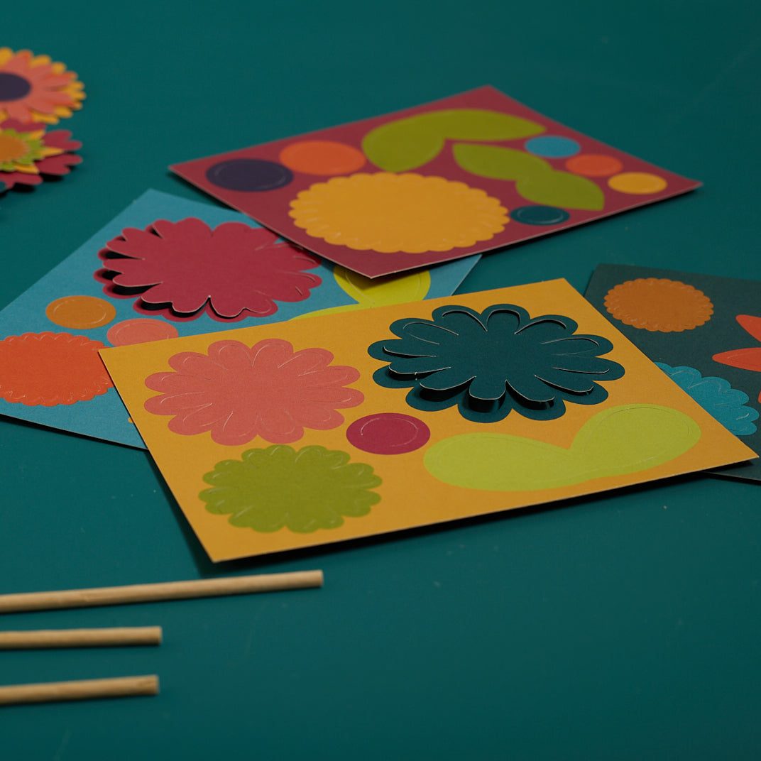 Paper flower bouquet kit