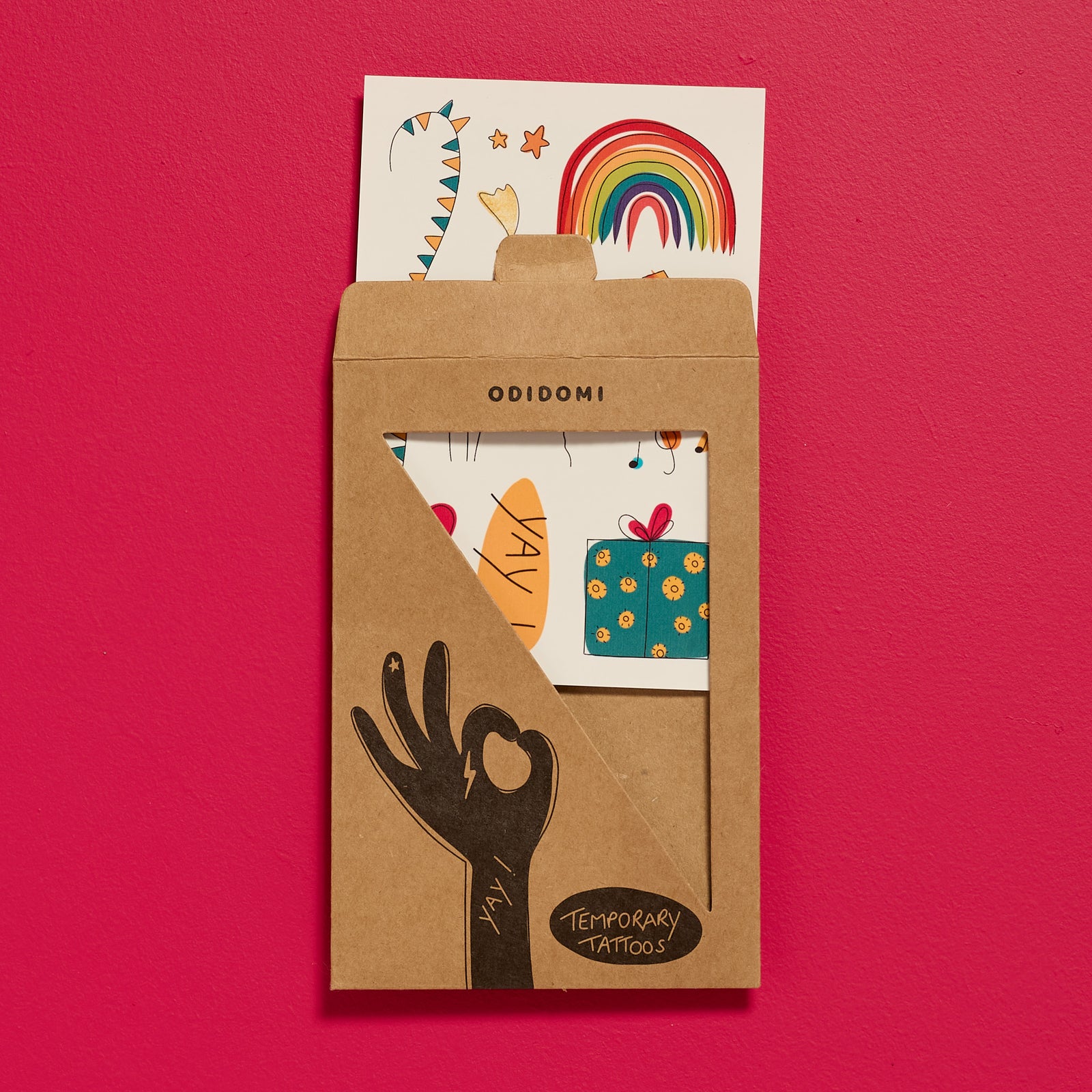 Temporary tattoos sheet