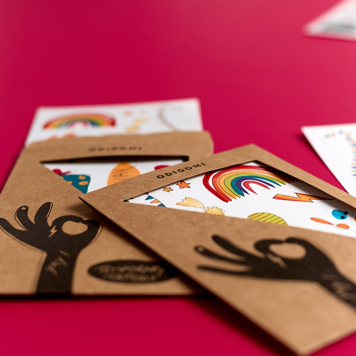 Temporary tattoos sheet