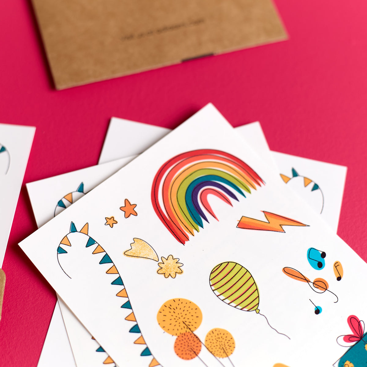 Temporary tattoos sheet