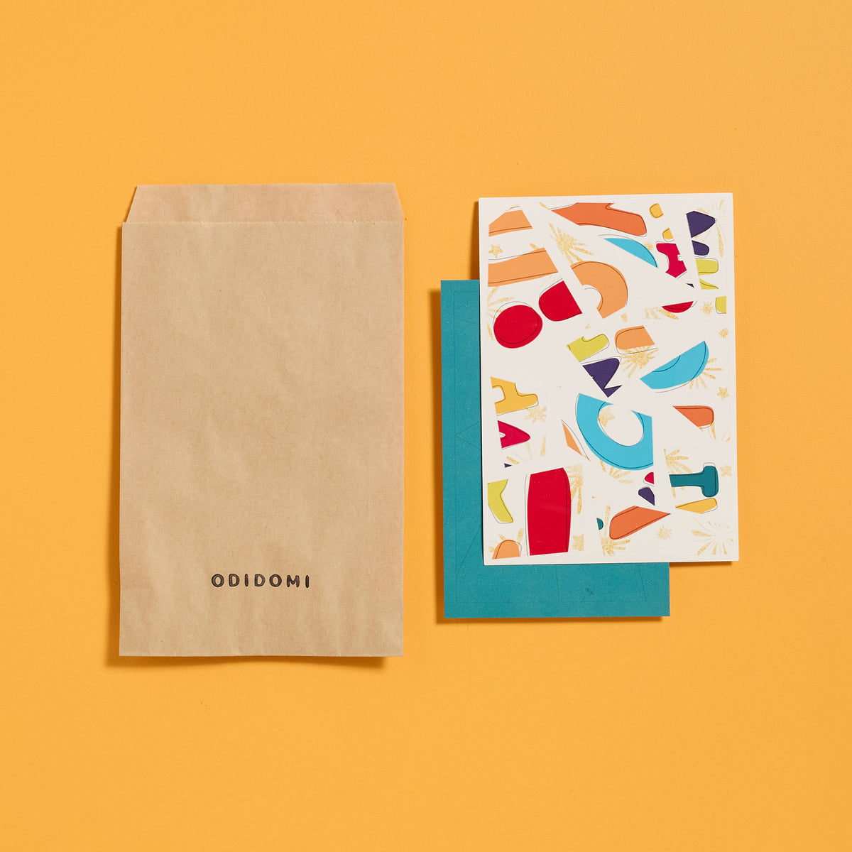 Thank You Sticker Puzzle Card