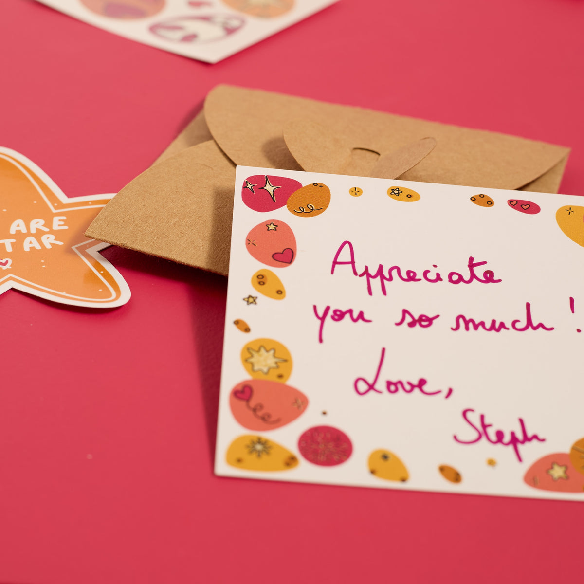 Kind Message Card + Envelope