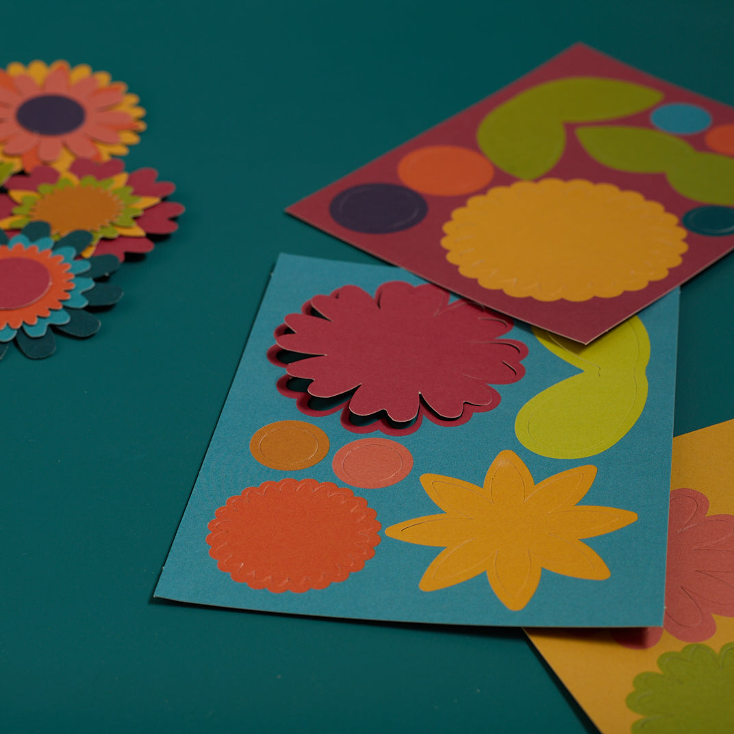 Paper flower bouquet kit